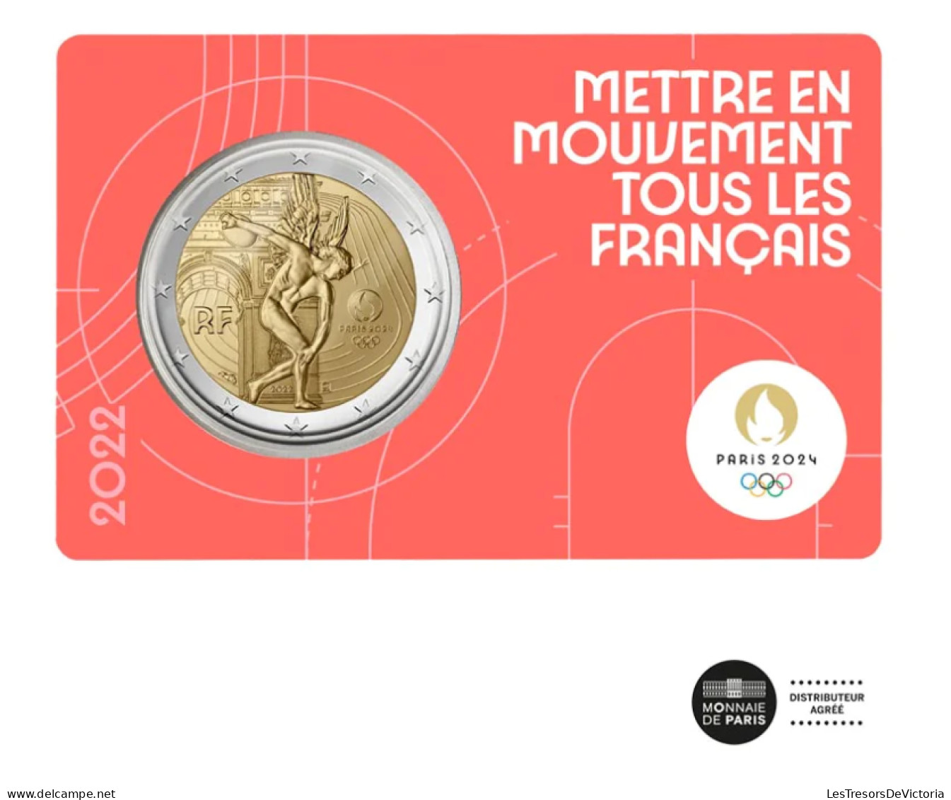Monnaie - France - Jeux Olympiques Et Paralympiques De Paris 2024 - 2 € - BU - Commémorative - France