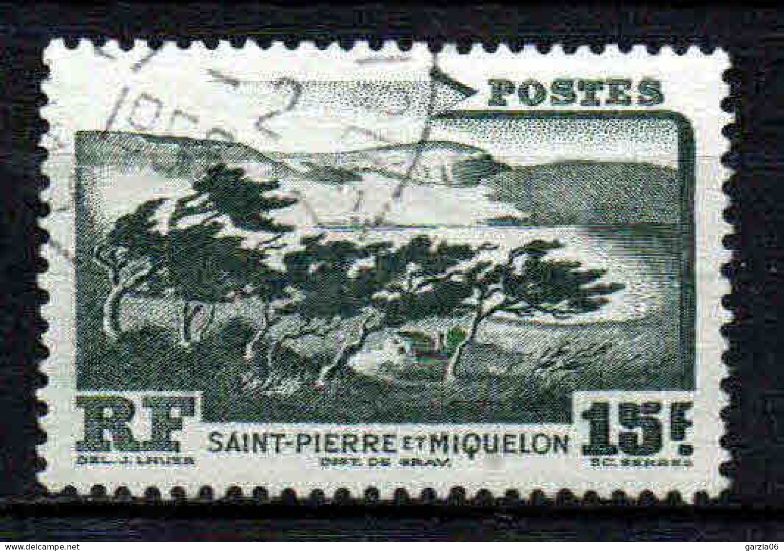 St Pierre Et Miquelon  - 1947 -  La Montagne - N° 341  - Oblit - Used - Gebruikt