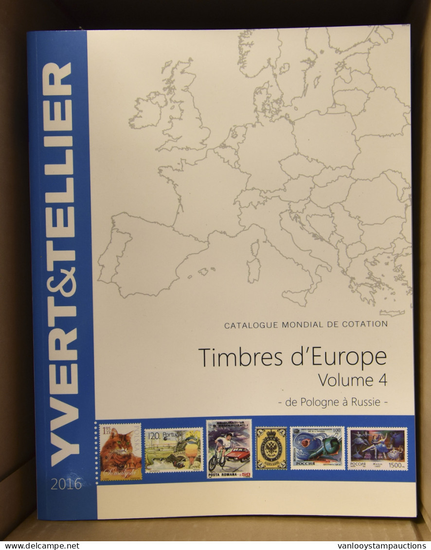 LIT Catalogus Yvert Europa Deel 2, 3, 4 En 5, 2014/2016 - Autres & Non Classés