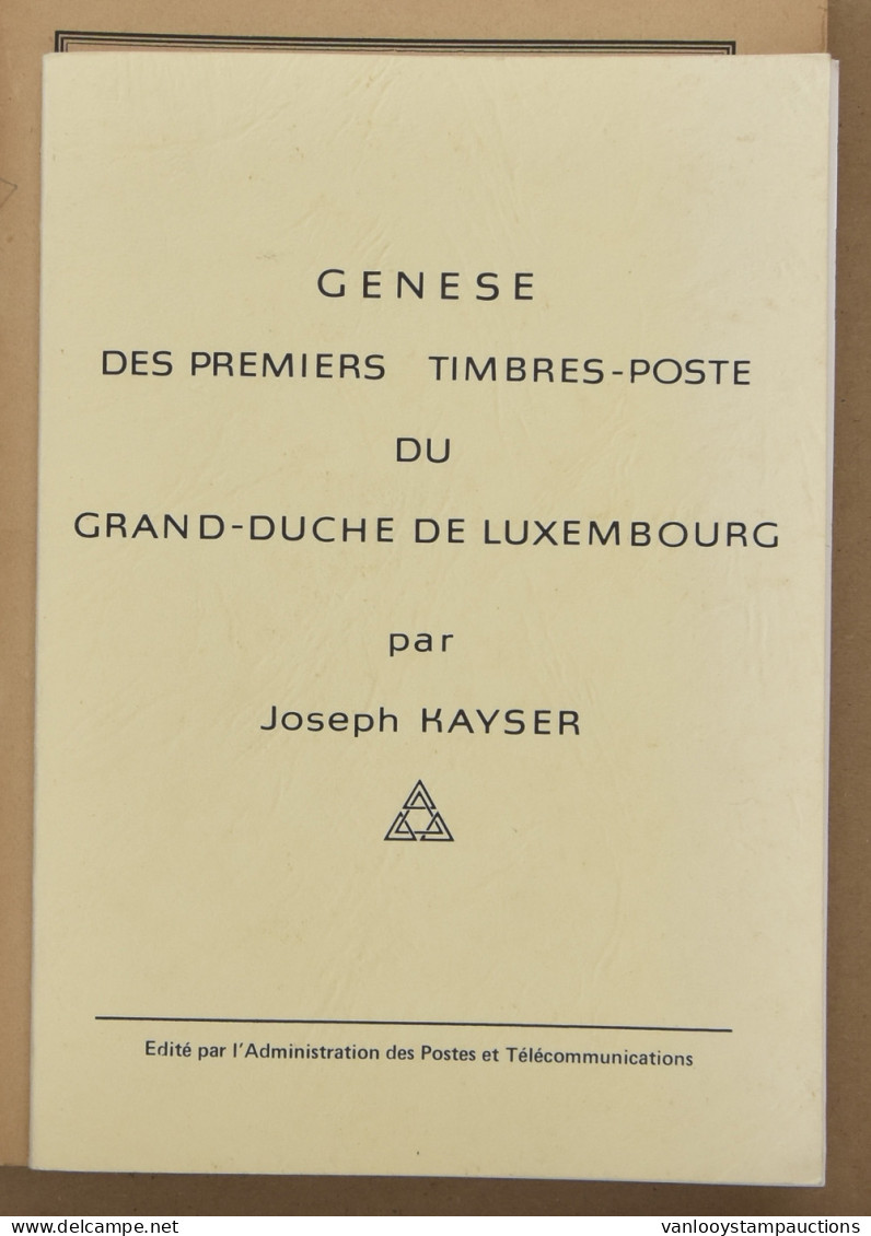LIT Gespecialiseerde Werkjes (3x) M.b.t. De 1° Emissie Van Grand-Duché De Luxembourg, O.a. Catalogue Specialisé Door R.  - Other & Unclassified