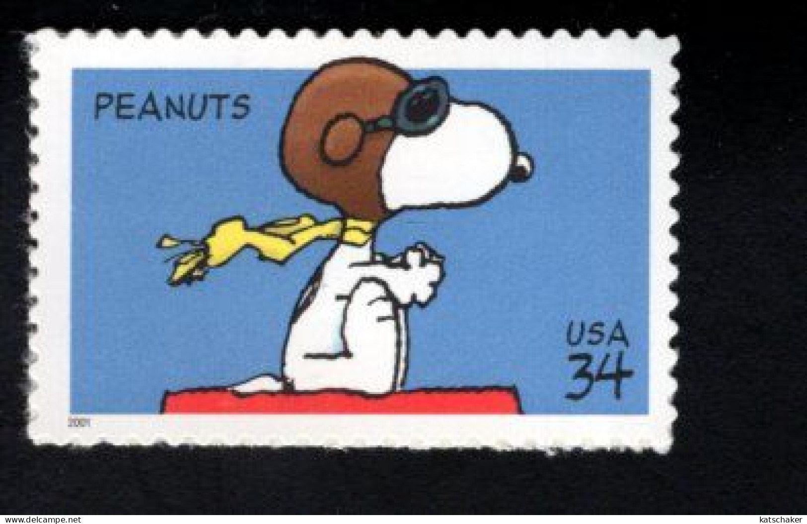 1868459742 2001 (XX) SCOTT 3507 POSTFRIS MINT NEVER HINGED - COMIC STRIP  PEANUTS SNOOPY - DOG - Ongebruikt