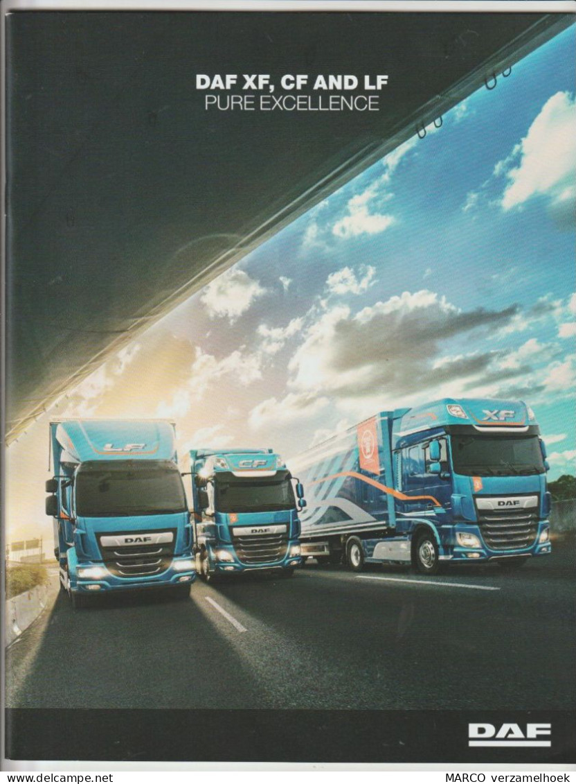 Brochure-leaflet DAF Trucks Eindhoven DAF XF-CF-LF Pure Excellence - Camion