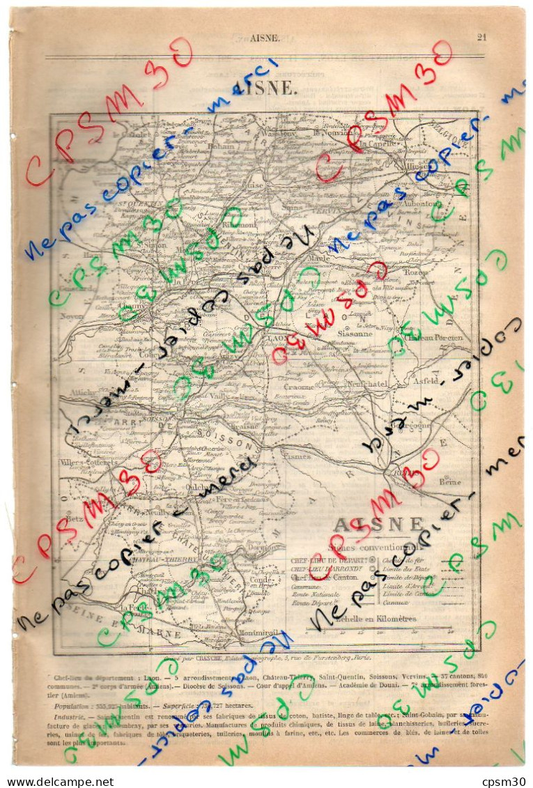 ANNUAIRE - 02 - Département Aisne - Année 1888 - édition Didot-Bottin - 39 Pages - Annuaires Téléphoniques