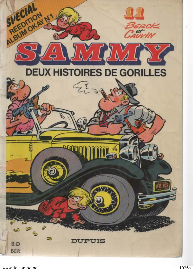 B.D SAMMY  - DEUX HISTOIRES DE GORILLES -  E.O. 1978 - Sammy