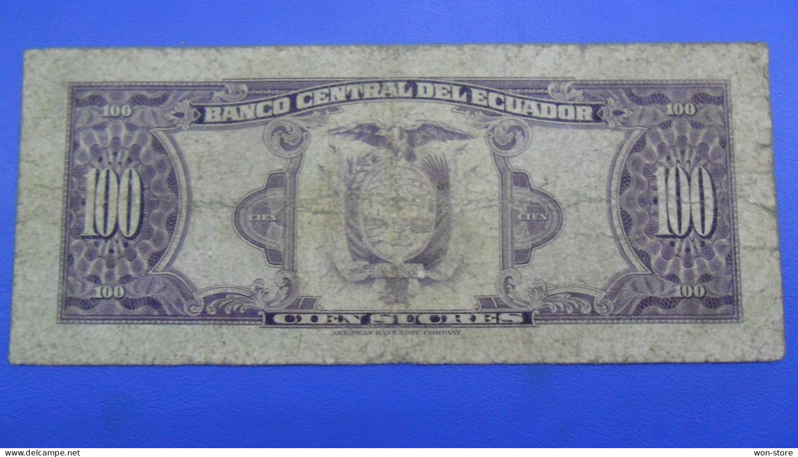 6115 - Ecuador 100 Sucres 1980 - Equateur