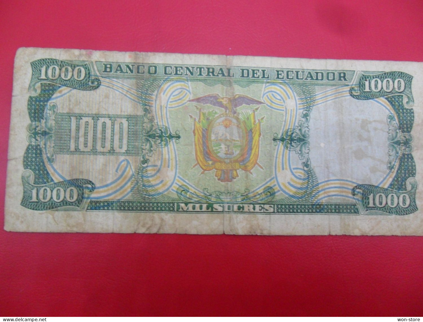 4116 - Ecuador 1,000 Sucres 1986 - Equateur