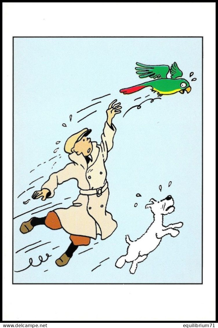 Carte Postale / Postkaart** - Kuifje/Tintin - L’étoile Mystérieuse / De Geheimzinnige Ster / The Shooting Star - Philabédés (cómics)