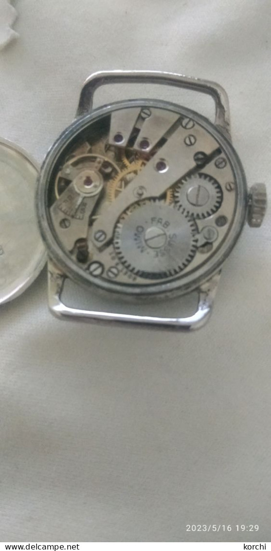 Montre Mimo De Girard Perregaux Années 40 - Horloge: Antiek