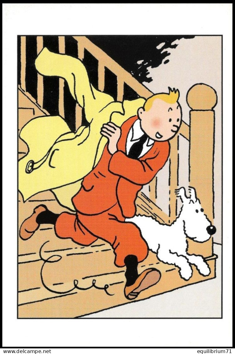 Double Carte Pliante/Dubbele Vouwkaart** Tintin / Kuifje / Tim / Tintin - Philabédés