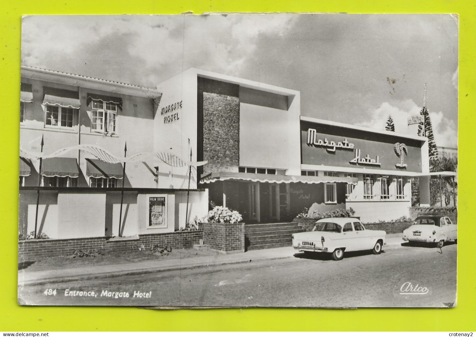 Kent MARGATE HOTEL N°484 Entrance Bar Voitures Cars Autos En 1962 - Margate