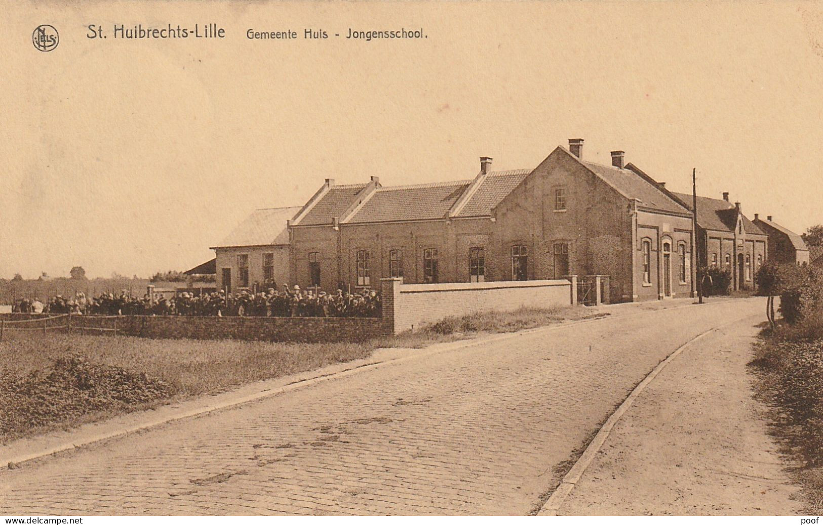 St. Huybrechts-Lille / Sint-Huibrechts-Lille : Gemeentehuis / Jongensschool - Neerpelt