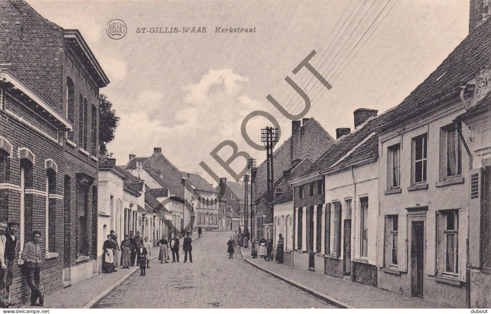 Postkaart/Carte Postale - Sint Gillis Waas - Kerkstraat  (C4882) - Sint-Gillis-Waas