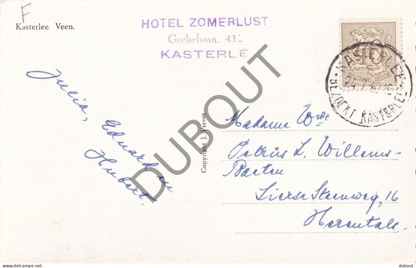 Postkaart/Carte Postale - Kasterlee - Veen  (C4888) - Kasterlee