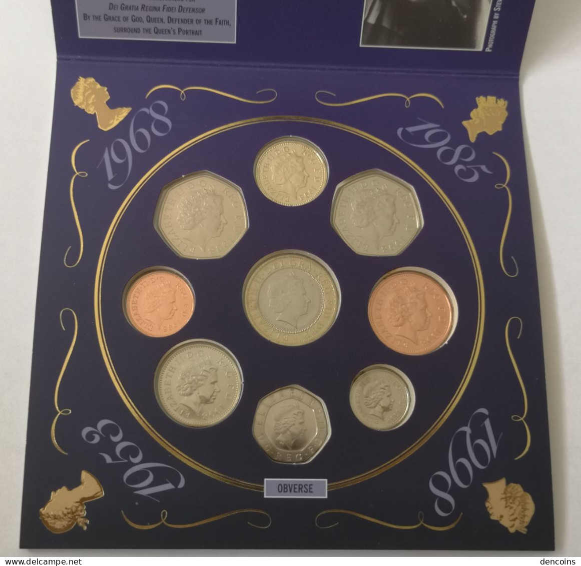 UNITED KINGDOM 1998 GREAT BRITAIN BU SET – ORIGINAL - GRAN BRETAÑA GB - Mint Sets & Proof Sets