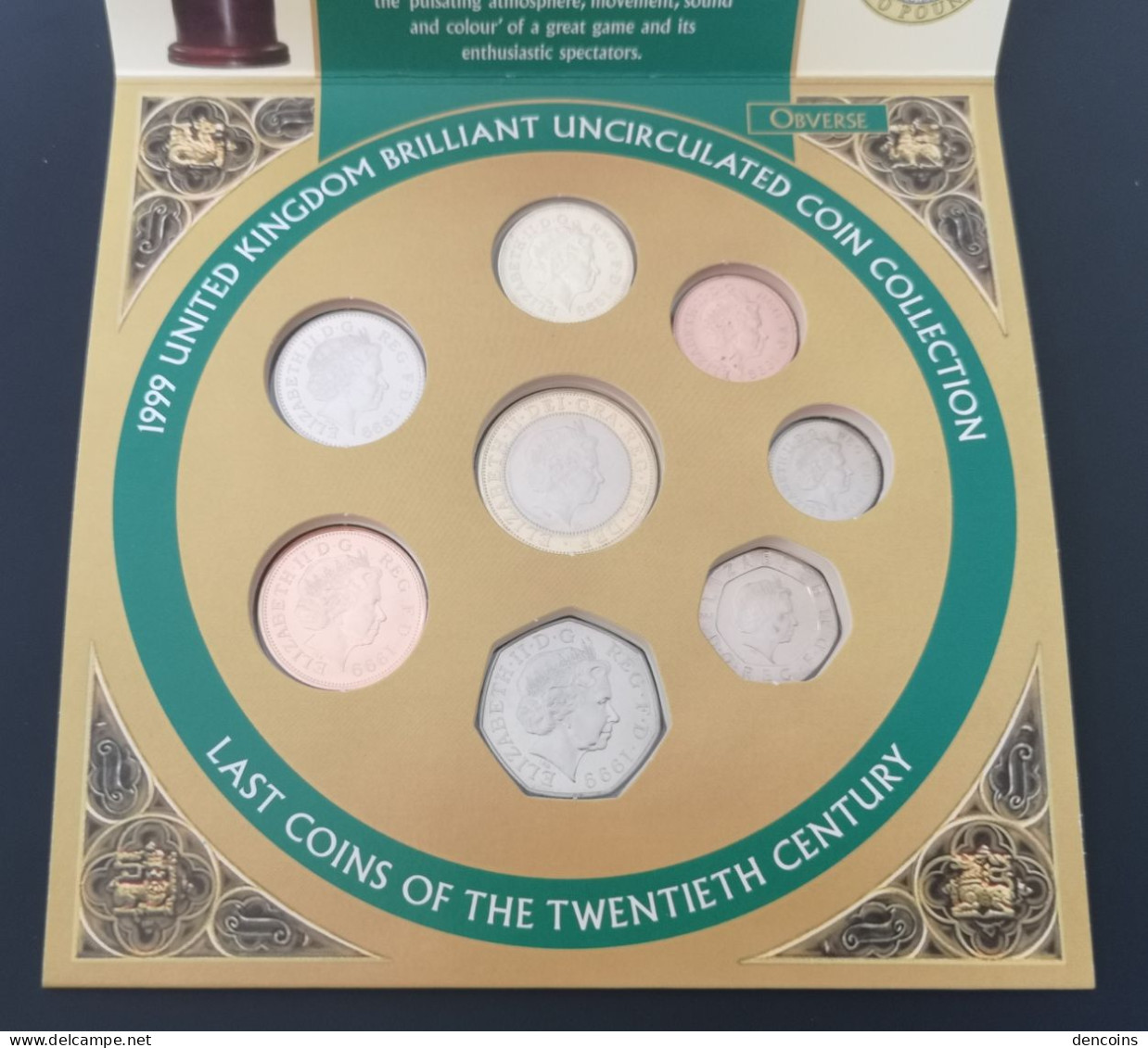 UNITED KINGDOM 1999 GREAT BRITAIN BU SET – ORIGINAL - GRAN BRETAÑA GB - Mint Sets & Proof Sets