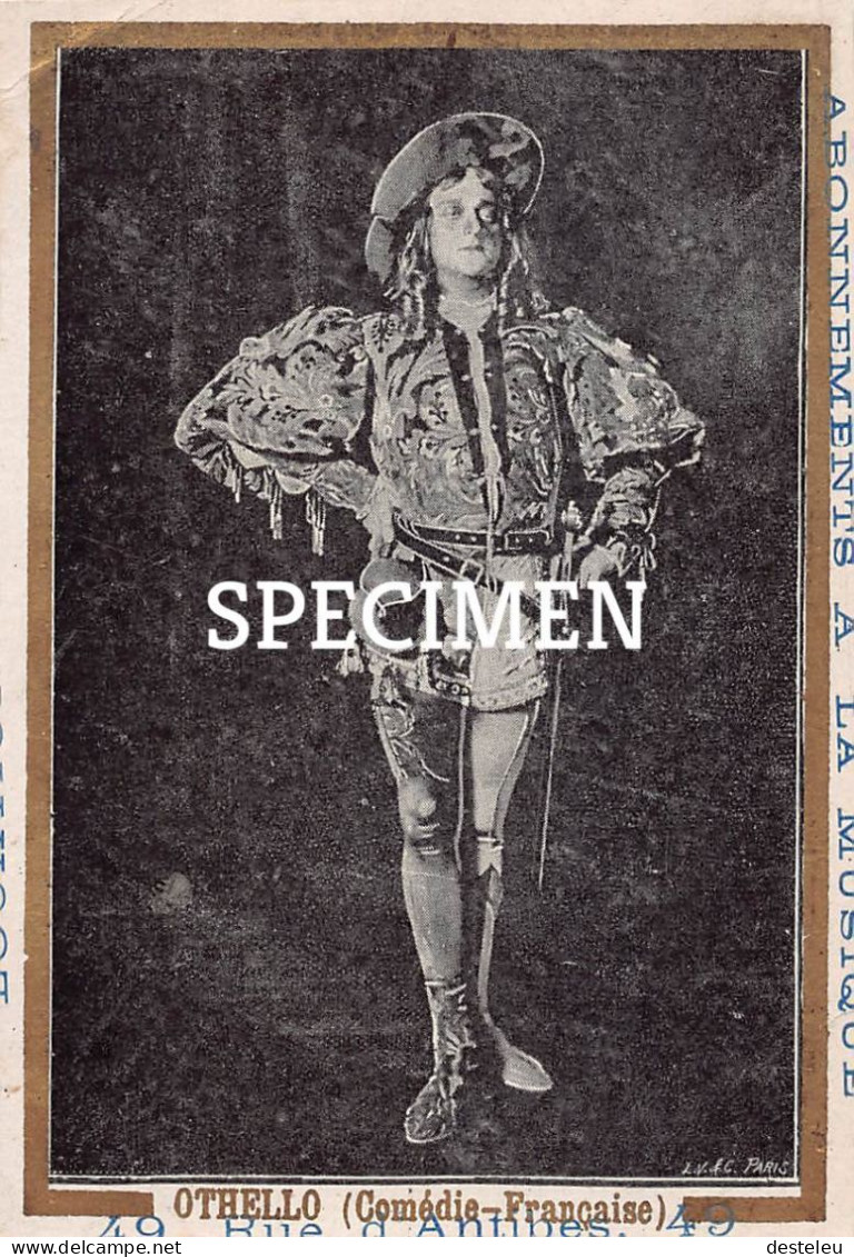 CHROMO L'Aiglon - Abonnements à La Musique - Othello - Comédie-Française - Aiglon