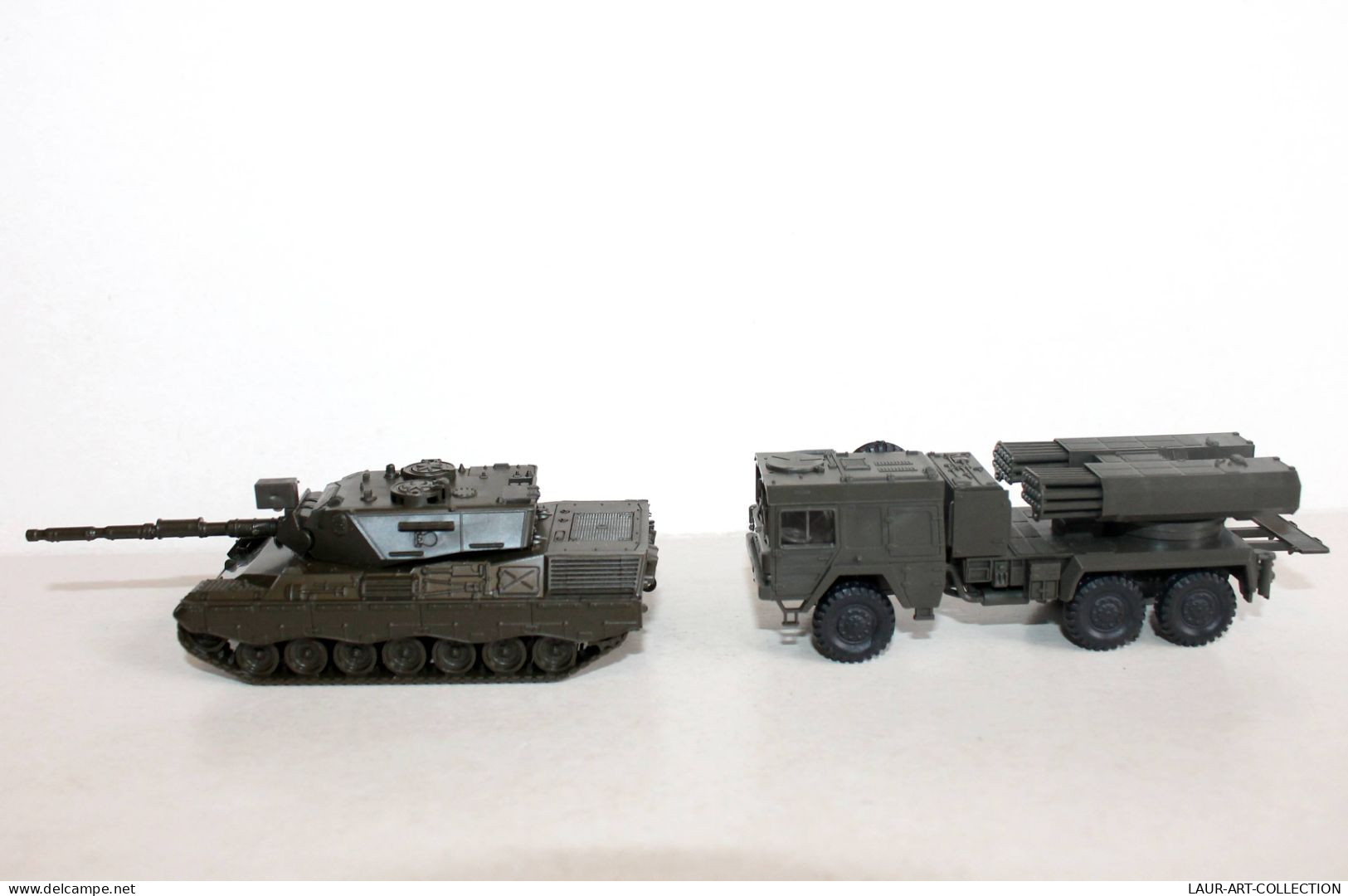 ROCO MINITANKS, MILITAIRE HO N°257 LEOPARD 1 CHAR COMBAT + LANCE FUSEES 110 SF 2 - MODELE REDUIT COLLECTION (1712.2) - Panzer