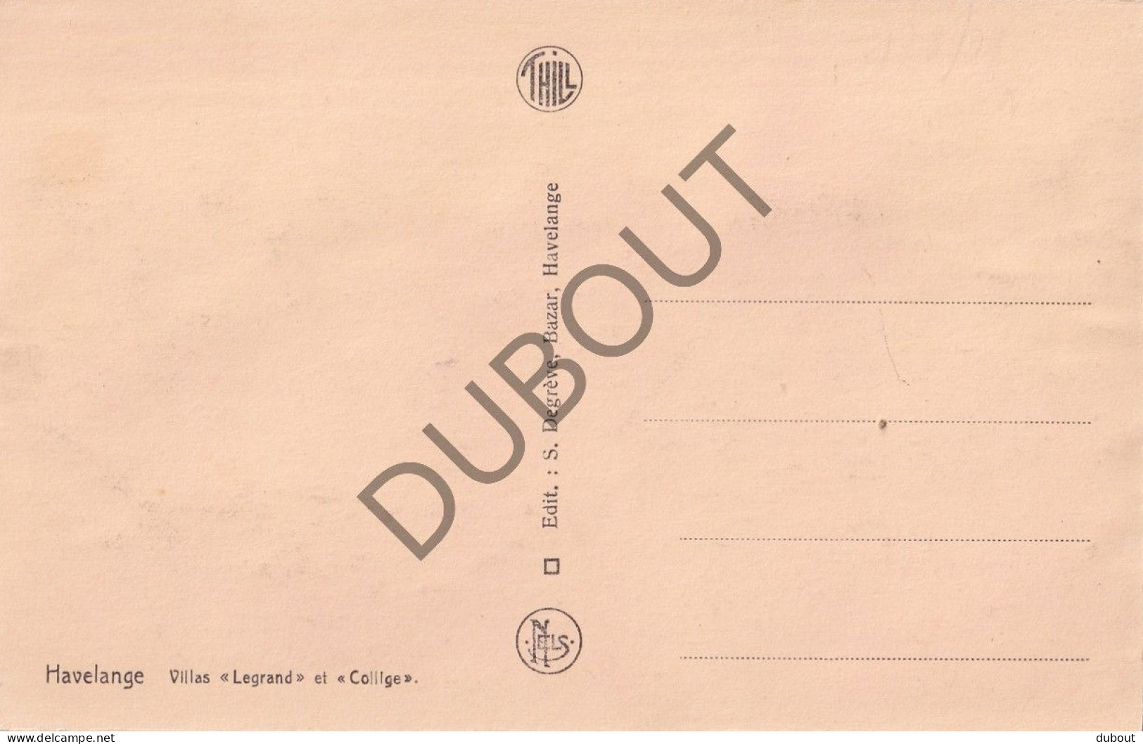 Postkaart/Carte Postale - Havelange - Villas Legrand Et Collige (C4903) - Havelange
