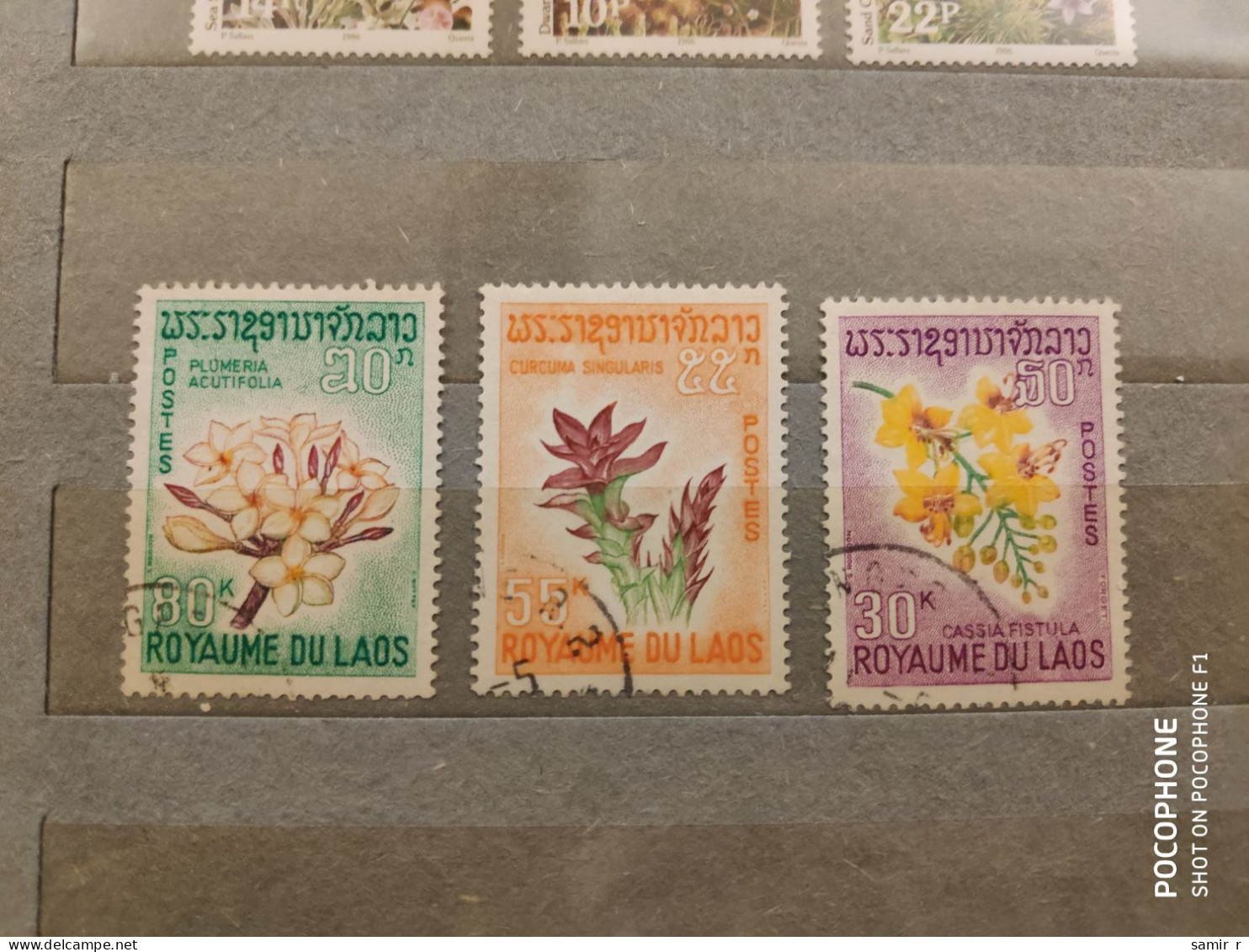 1967  Laos	Flowers (F41) - Laos