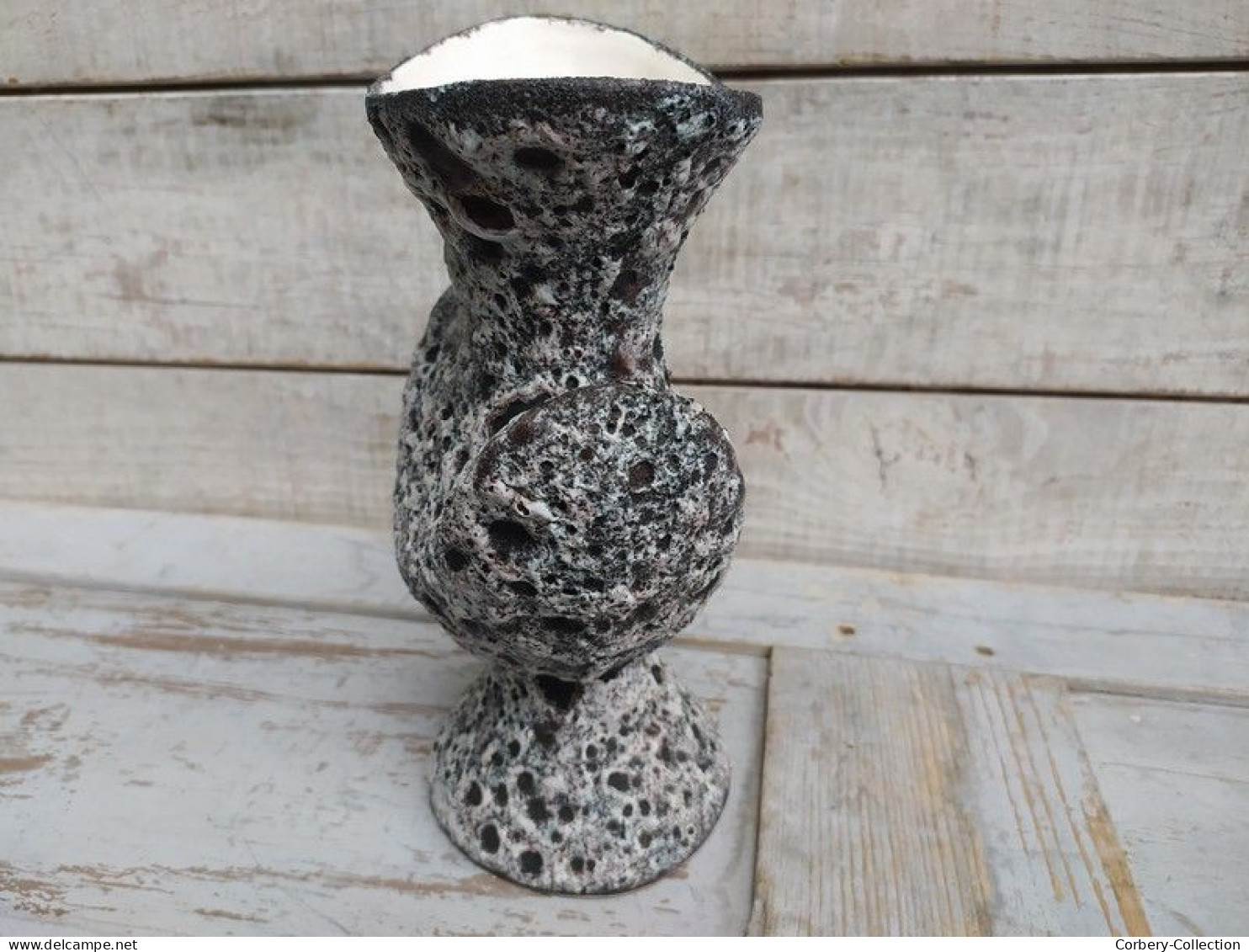 Vase Annette Roux Céramique Vallauris Vintage Fat Lava 1950/1960 - Vallauris (FRA)