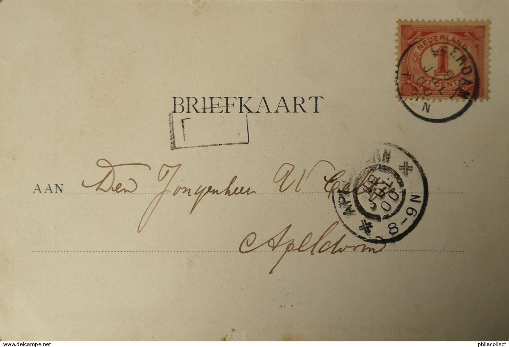 Leerdam (denk Ik Uitgever En Stempel) Nieuwstraat 1900 - Sonstige & Ohne Zuordnung