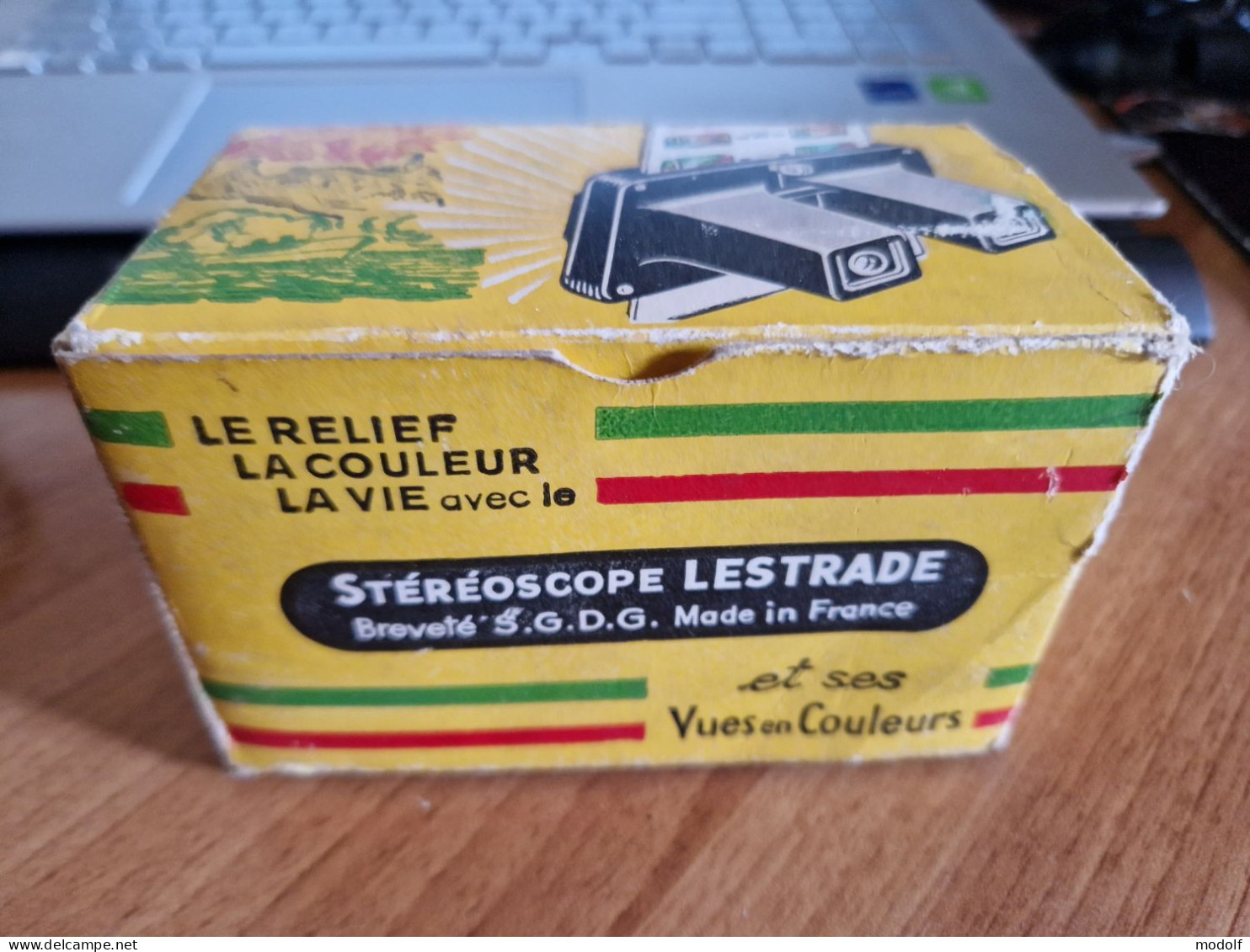 Stereoscope Lestrade Dans Sa Boite D'origine Avec 6 Cartes - Visionneuses Stéréoscopiques