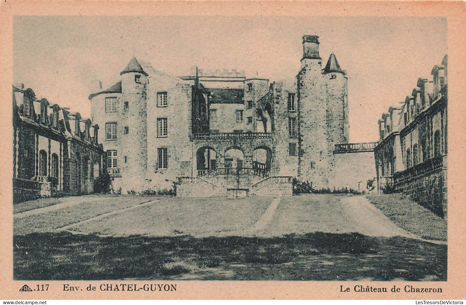 FRANCE  - Châtel-Guyon - Environs De Châtel-Guyon - Le Château De Chazeron  -  Carte Postale Ancienne - Châtel-Guyon
