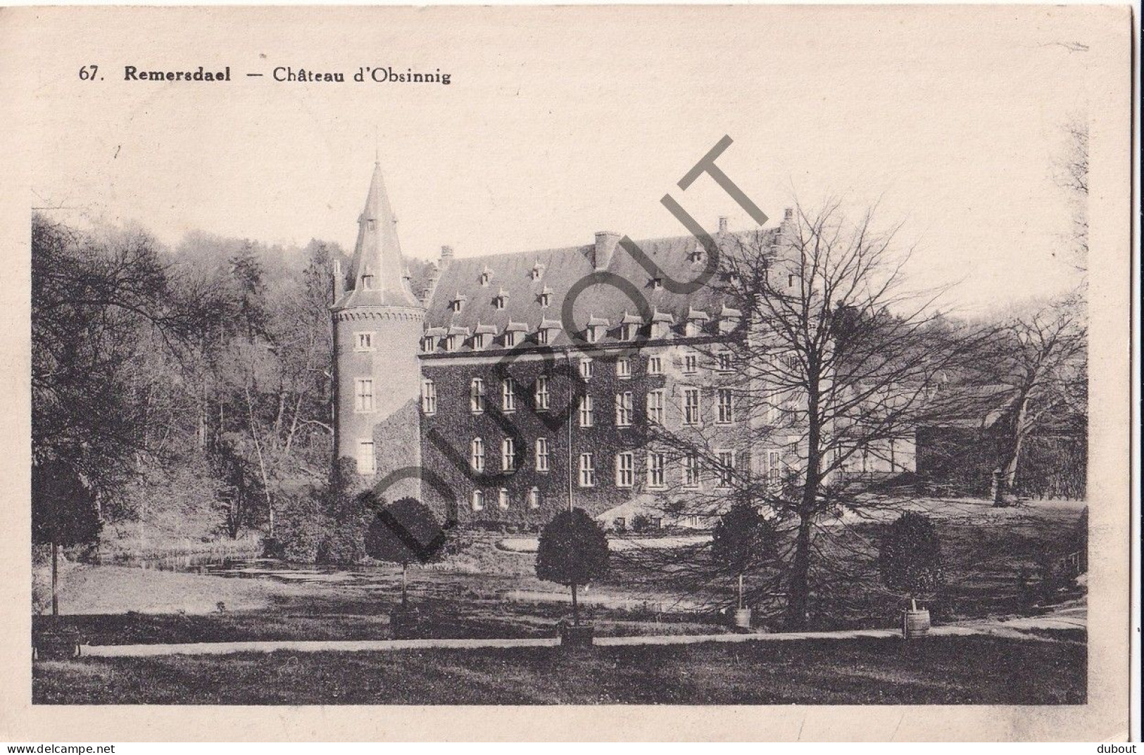 Postkaart/Carte Postale - Remersdaal - Château D'Obsinnig (C4935) - Fourons - Vören