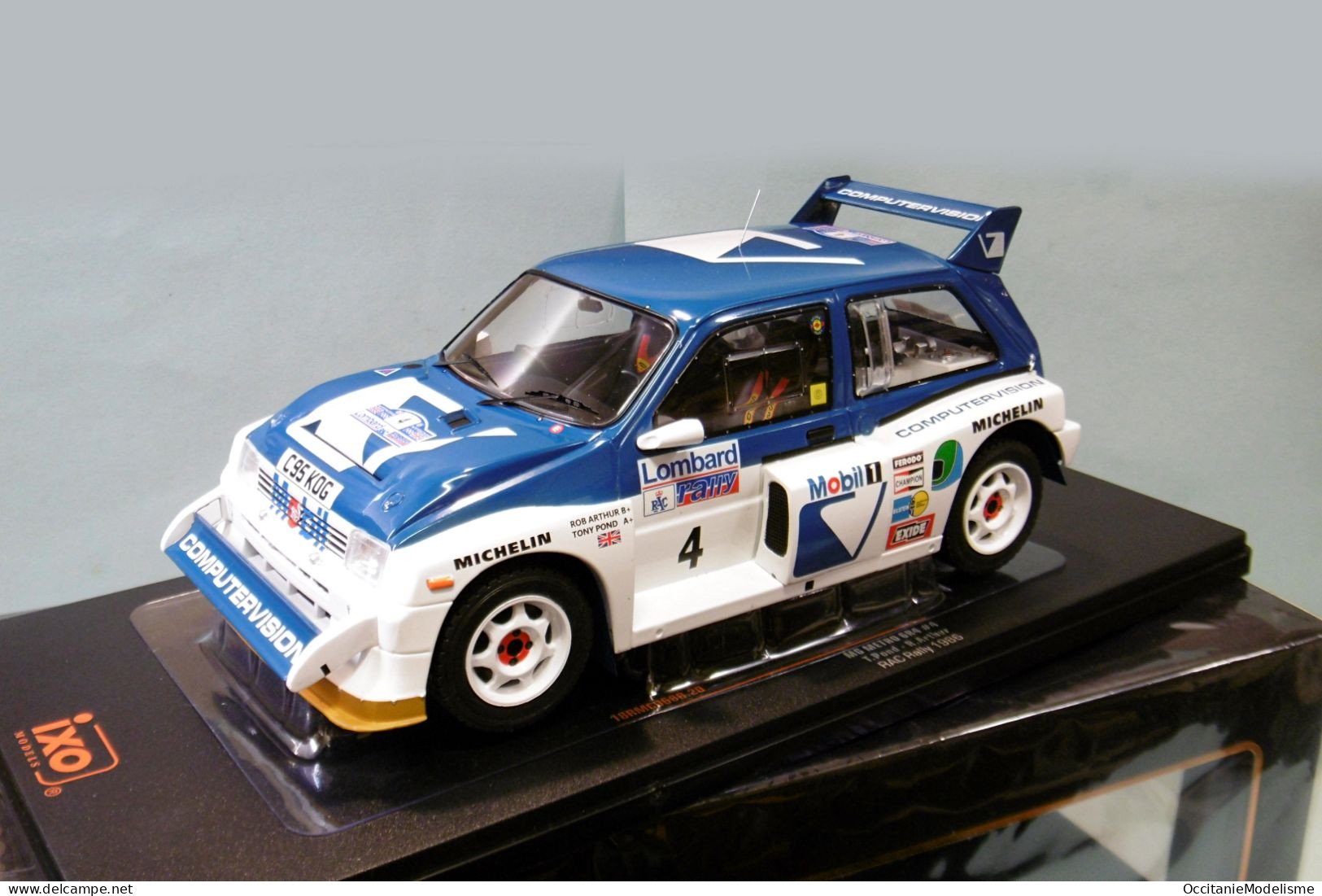 Ixo - MG METRO 6R4 #4 RAC Rally 1986 Pond - Arthur Réf. 18RMC068B.20 Neuf NBO 1/18 - Ixo