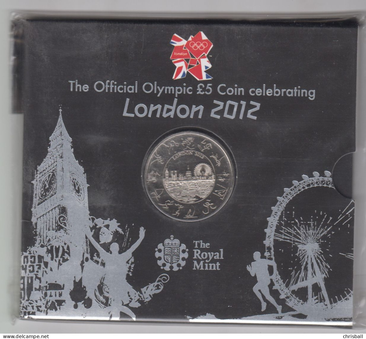 UK 2012  Five Pound Coin London Olympic  - UNC In Pack - 5 Pond