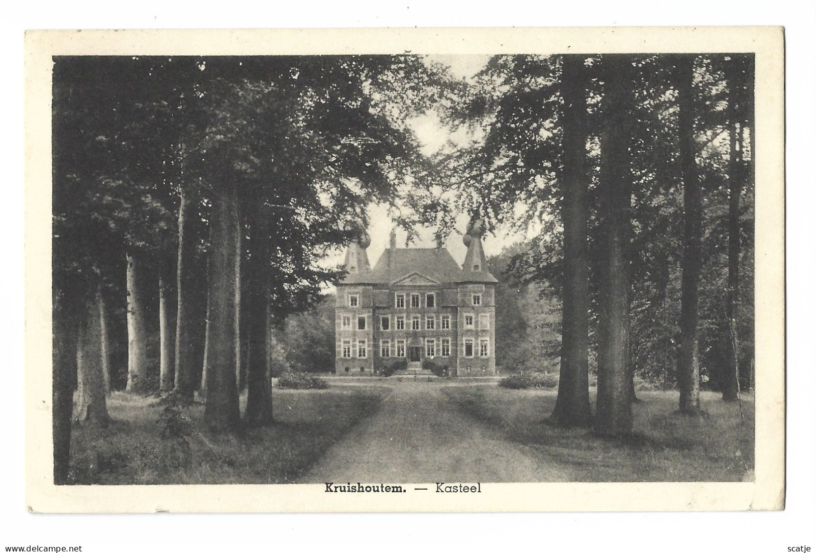 Kruishoutem.   -   Kasteel   -   1943   Naar   Coxyde - Kruishoutem