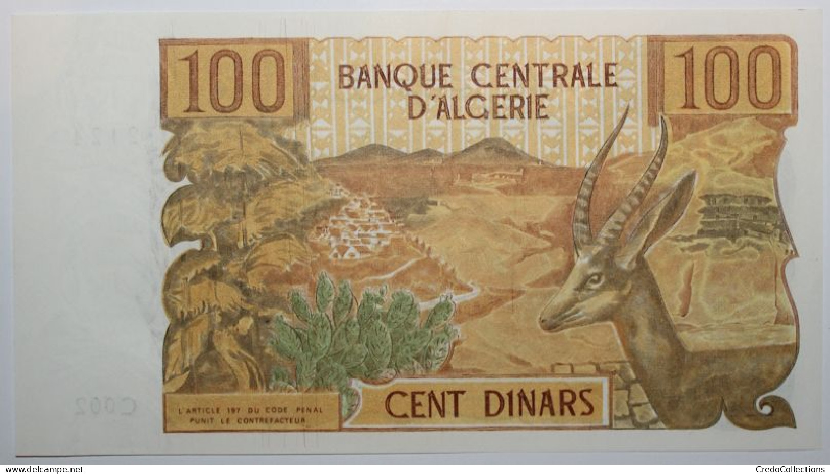 Algérie - 100 Dinars - 1970 - PICK 128b - NEUF - Algeria