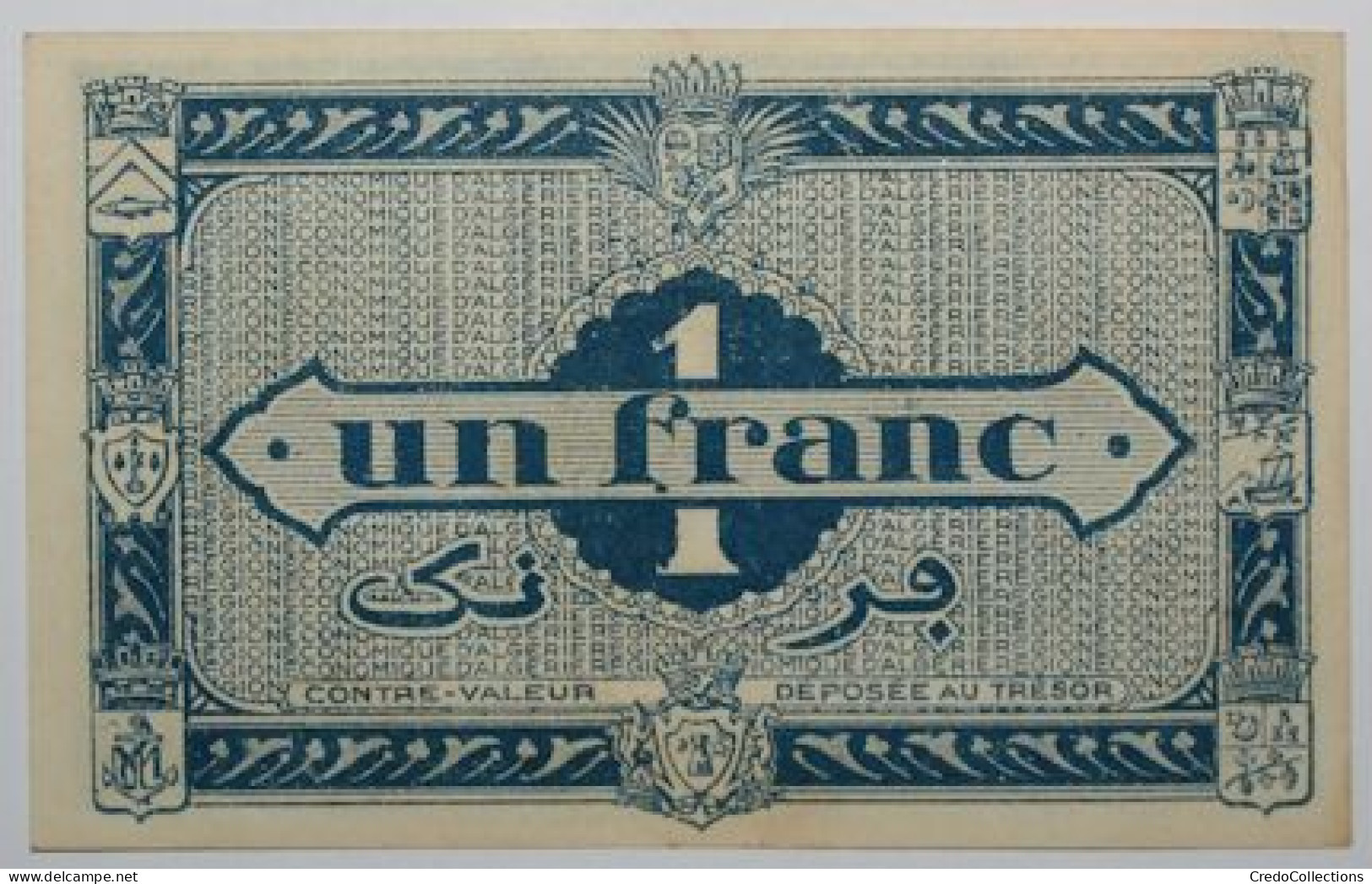 Algérie - 1 Franc - 1944 - PICK 101 - SUP - Algérie