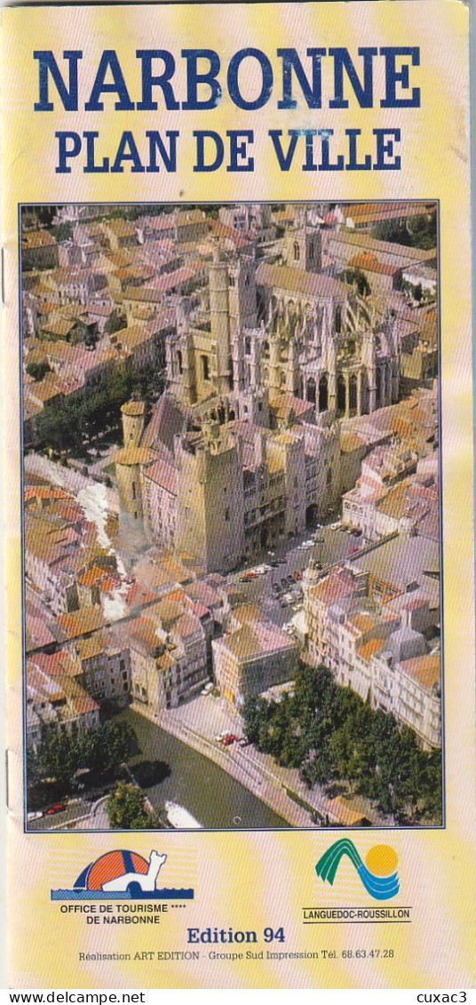 Narbonne 1994- Plan De Ville - Europe