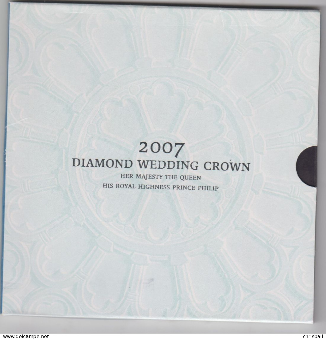 UK 2007  Diamond Wedding Crown Coin  - UNC In Original Pack - 1 Pound