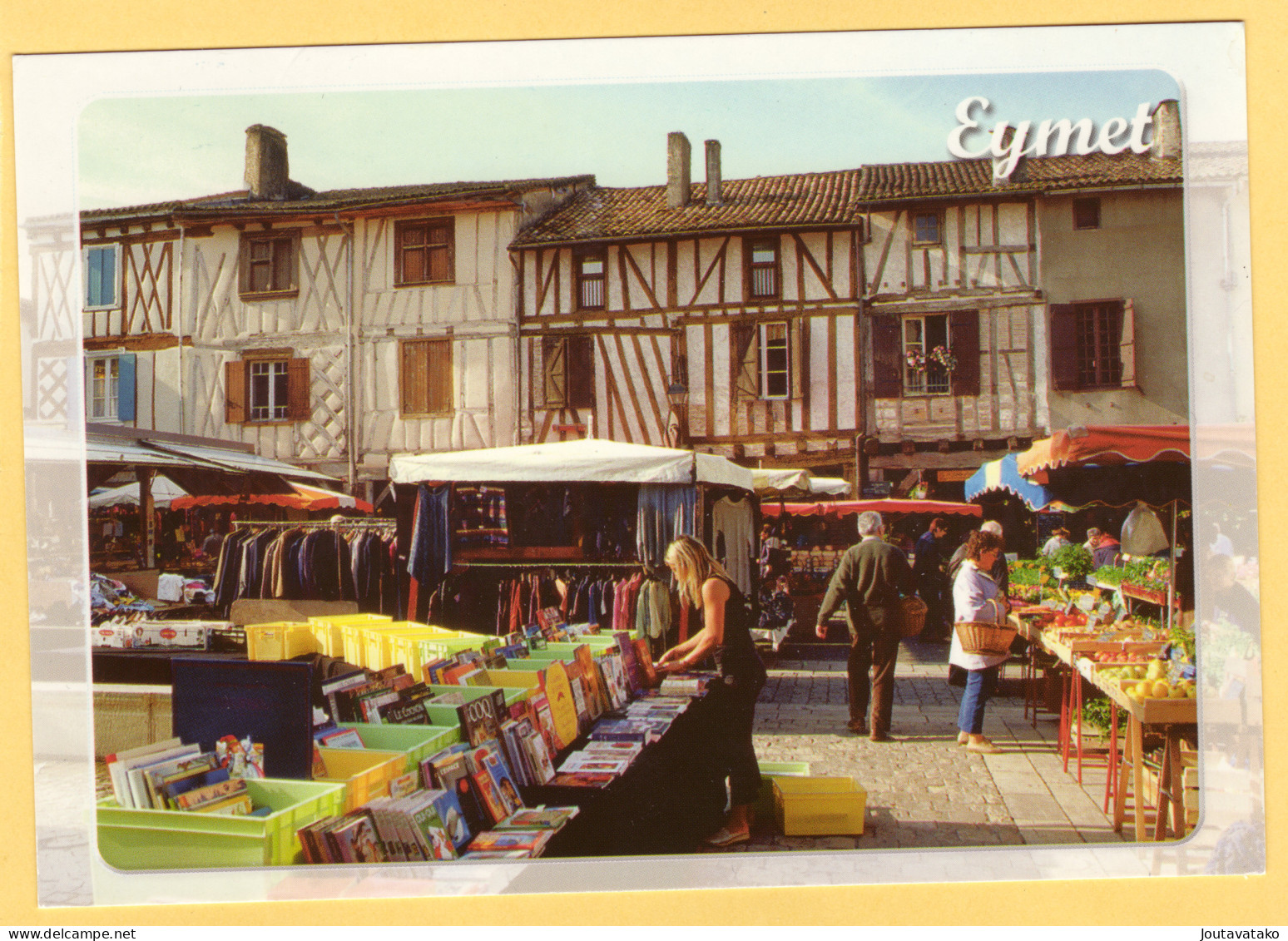 Market, Le Marché, Eymet, Dordogne, France - Eymet