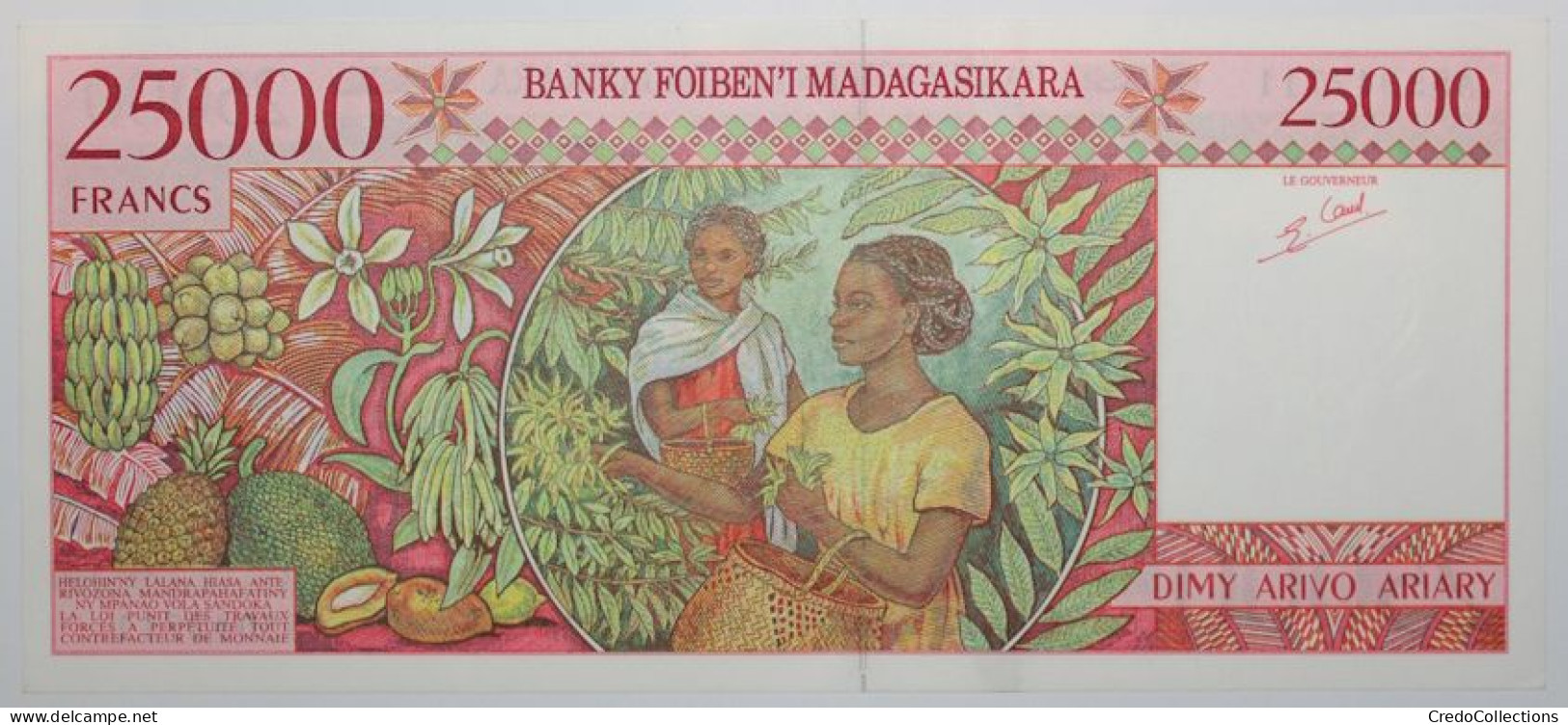 Madagascar - 25000 Francs - 1998 - PICK 82 - SPL/NEUF - Madagascar