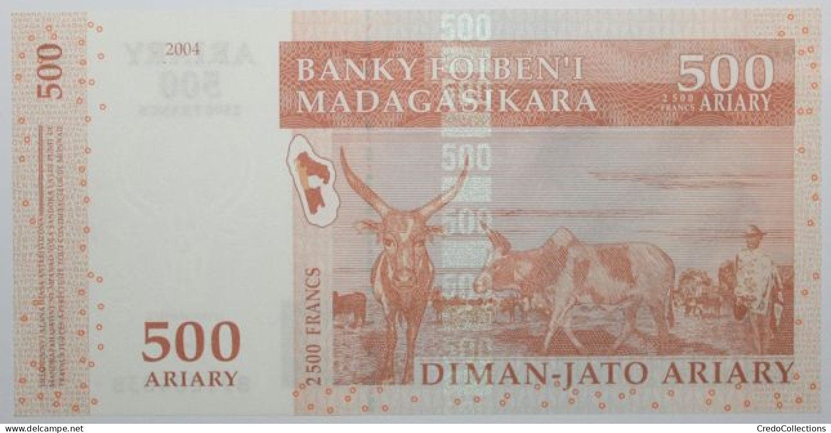 Madagascar - 500 Ariary - 2004 - PICK 88c - NEUF - Madagascar