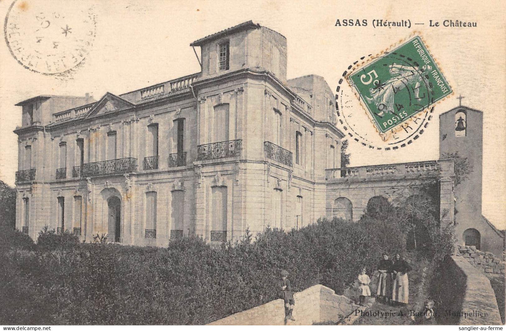 CPA 34 ASSAS / LE CHATEAU / Cpa Rare - Autres & Non Classés