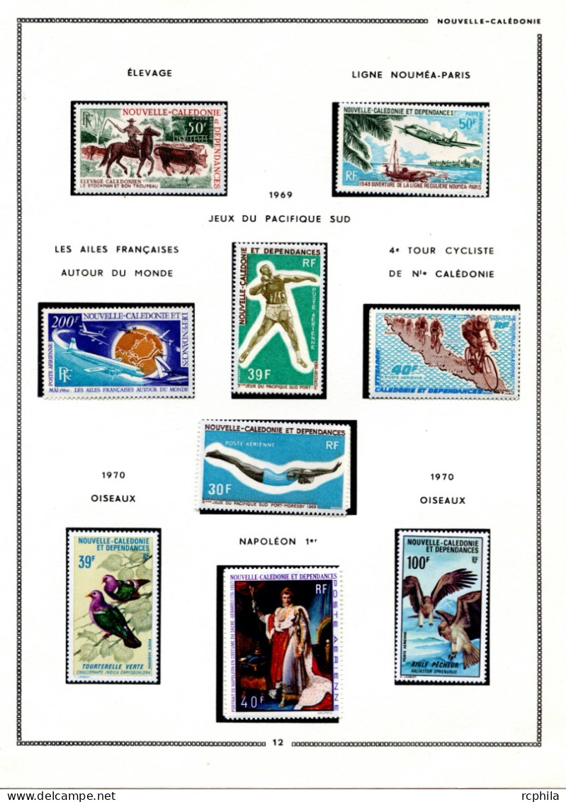 RC 25793 NOUVELLE CALEDONIE COTE +1500€ ENTRE N° 3 / 275 COLLECTION POSTE AERIENNE TRES AVANCÉE NEUF * / ** MH / MNH TB