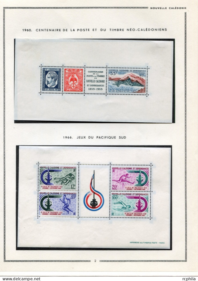 RC 25793 NOUVELLE CALEDONIE COTE +1500€ ENTRE N° 3 / 275 COLLECTION POSTE AERIENNE TRES AVANCÉE NEUF * / ** MH / MNH TB