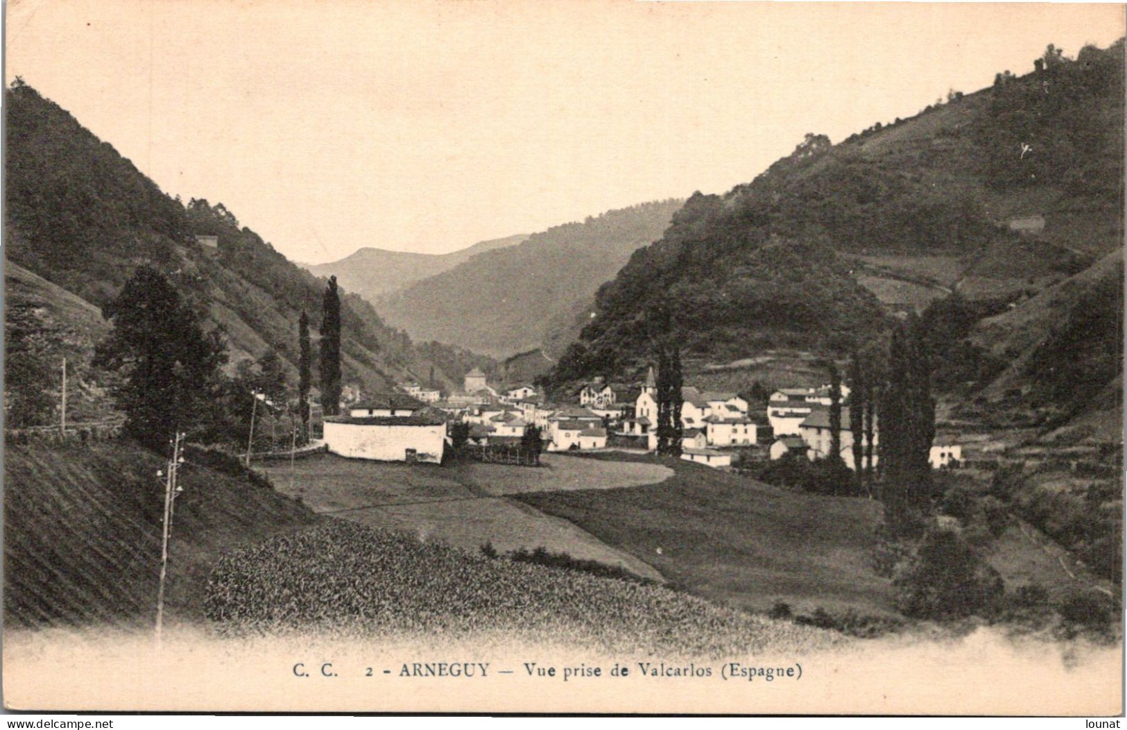 64 ARNEGUY - Vue Prise De Valcarlos - Arnéguy