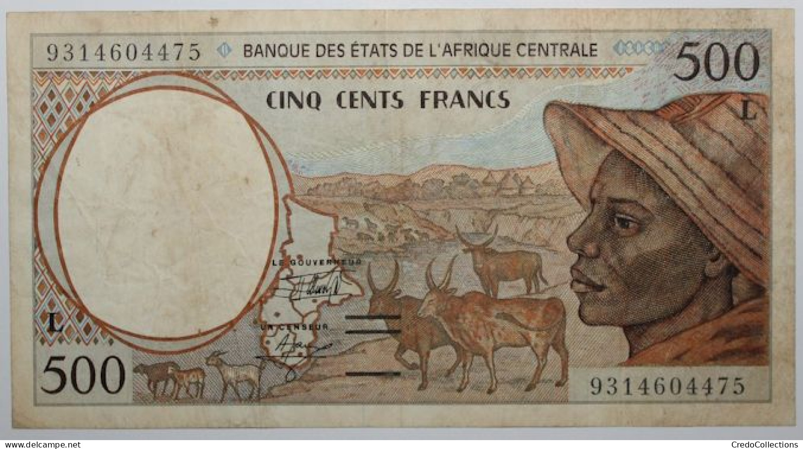 Gabon - 500 Francs - 1993 - PICK 401La - TB - Stati Centrafricani