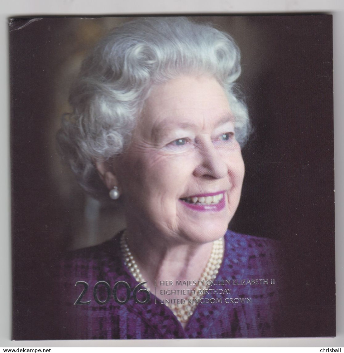 Royal Mint 2006 £5 Coin Pack Queen Elizabeth II 80th Birthday Vivat Regina - 1 Pond
