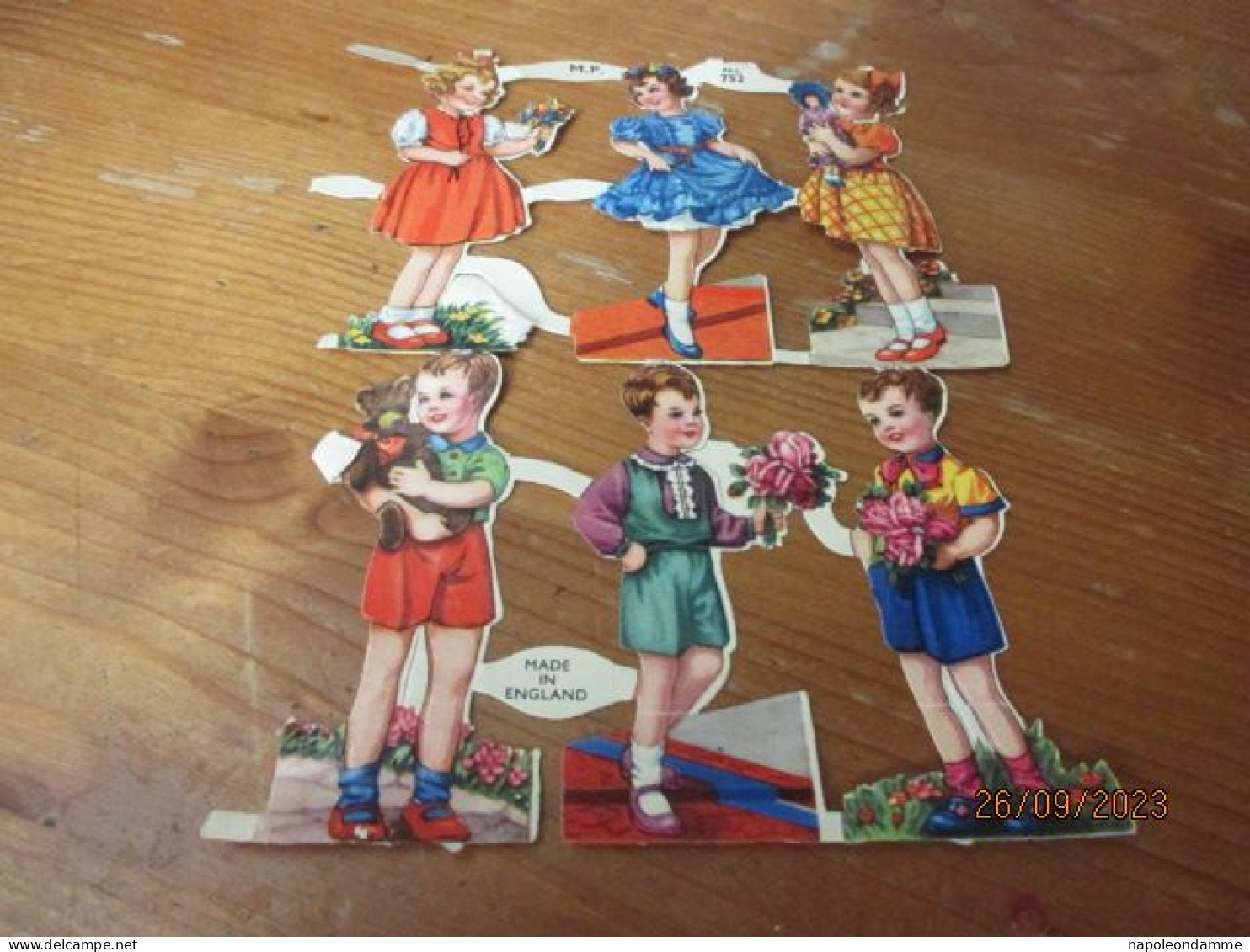 Blad Scraps, Made In England Nr 752 - Children