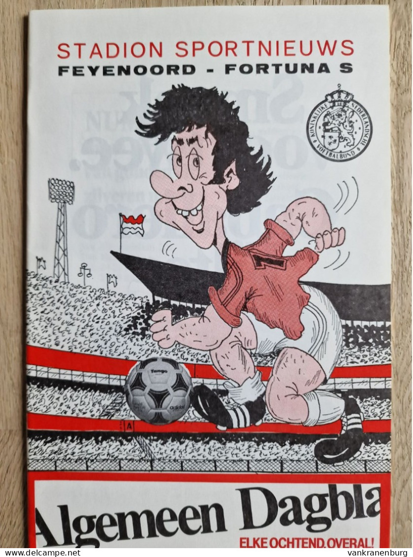 Programme Feyenoord - Fortuna Sittard - 2.5.1984 - Dutch Cup Final - Holland - Programm - Football - KNVB Beker Finale - Libros