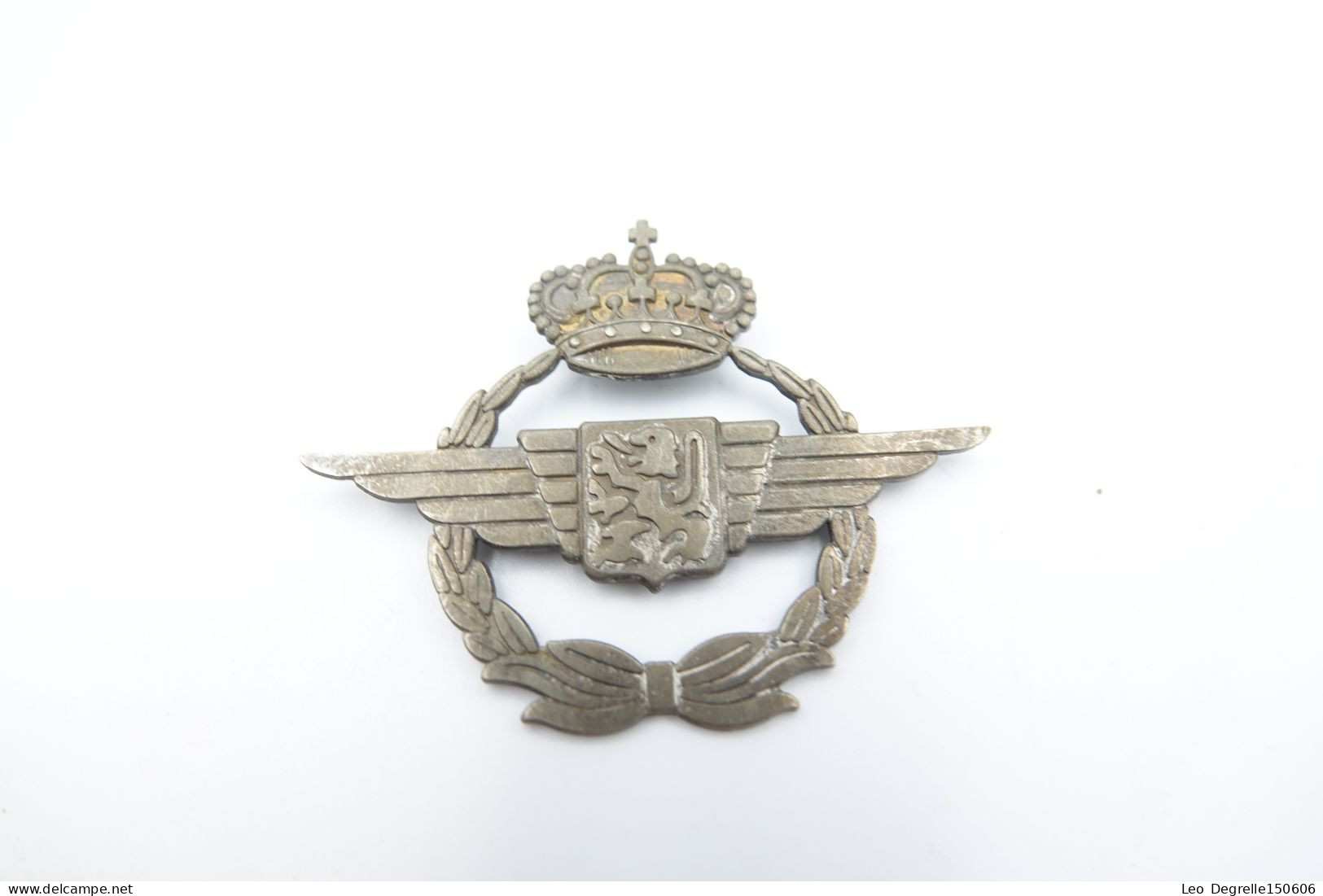 Militaria - INSIGNIA : Cap Badge Kepie : Luchtmacht Korporaal - PG AVI VTP - België Belgium - Otros & Sin Clasificación