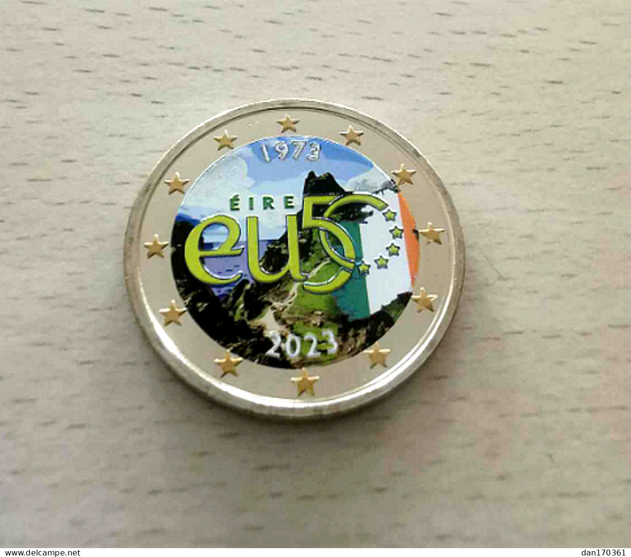 IRLANDE 2023 - ADHESION UNION EUROPEENNE¨- 2 Euros Commemorative Couleur - In Farbe - Colored - Colorati - Color - Irlanda