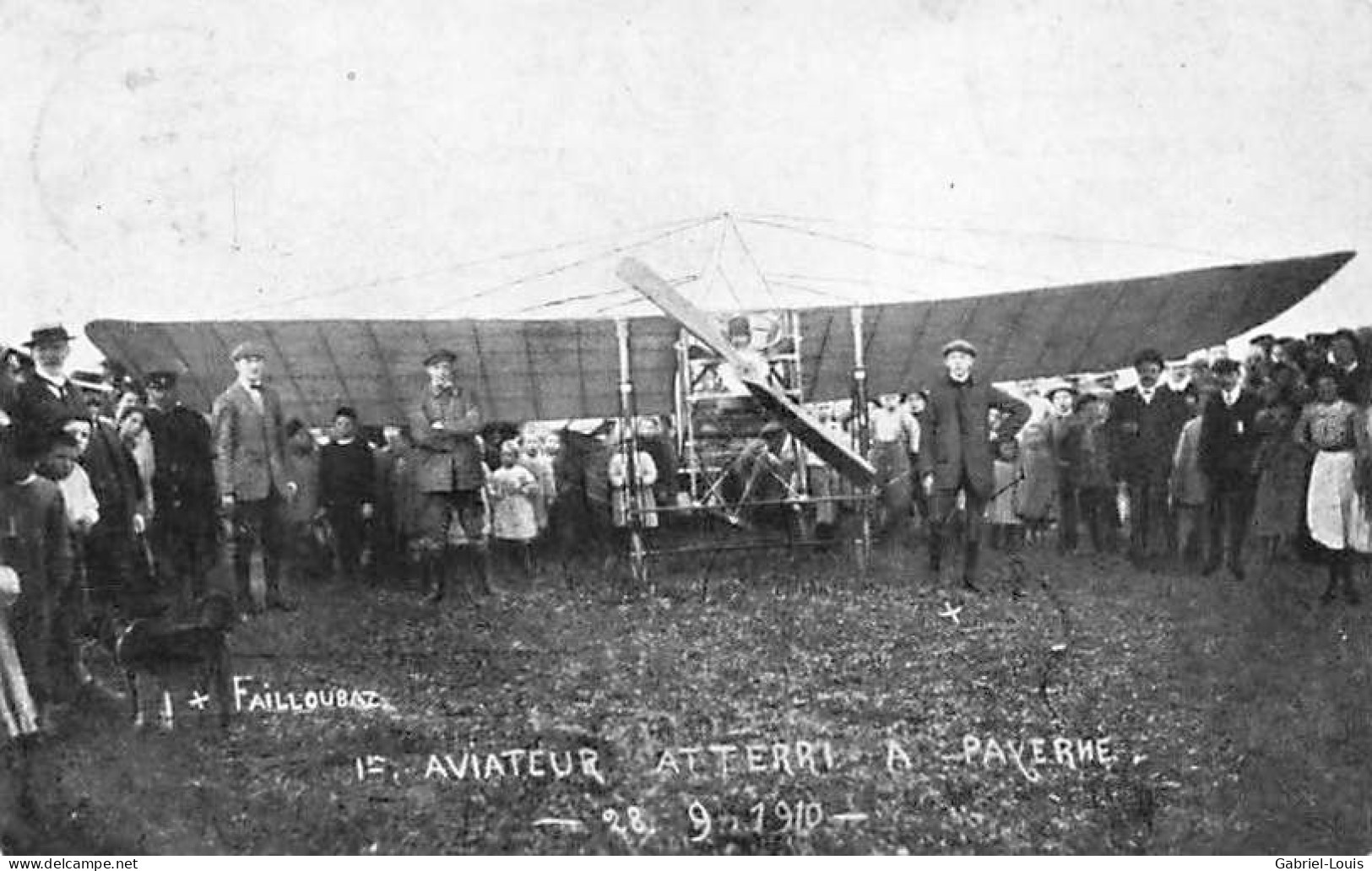 Reproduction Aviateur Atteri à Payerne Aérodrome Failloubaz Aviations Pionniers - Payerne