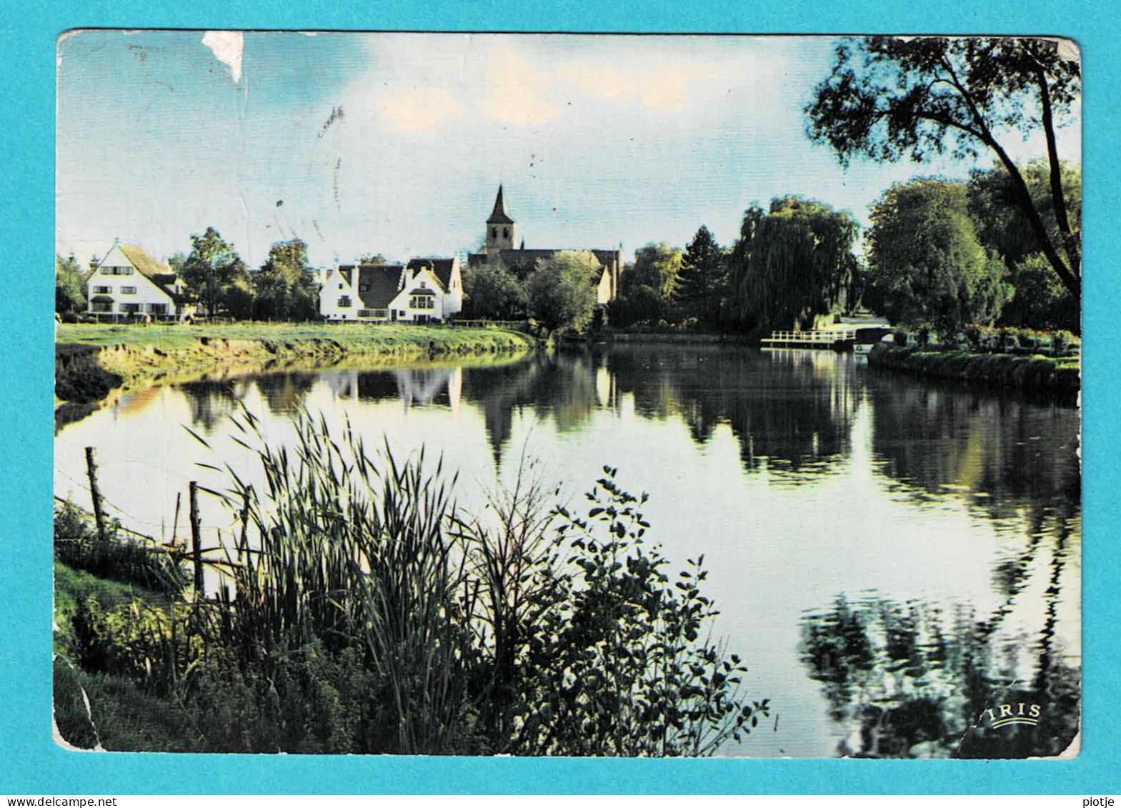 * Sint Martens Latem - Laethem Saint Martin * (Uitg Van Eetvelde) Leie Oever, La Lys, Canal, Quai, église, Vue Générale - Sint-Martens-Latem